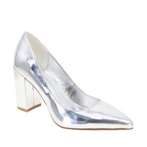 Silver BCBGeneration Pointed Toe Pump-Midana Size 9